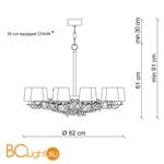 Люстра Patrizia Garganti Nana PG429 - Схема